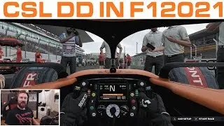 Quick test with the Fanatec CSL DD in F1 2021
