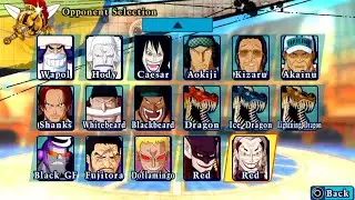 One Piece: Unlimited World Red All Characters [PS Vita]