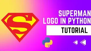 Making superman logo using python tutorial 