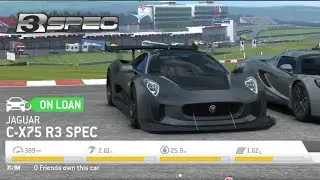 Real Racing 3 - Jaguar C-X75 R3 Spec at Le Mans
