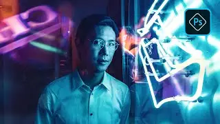 Neon light effect in photoshop cc 2020 | free preset