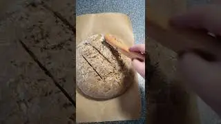 🍞Хлеб ржаной "Славянский" подовый на опаре бига 18 часового брожения👉👇#хлебдома#хлебвдуховке