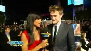 Robert Pattinson Breaking Dawn Part 1 World Premiere  Access Hollywood Interview