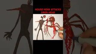 HOUSE HEAD ATTACKS SIREN HEAD 