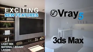 V-Ray 5  3ds Max // New Advance Features of V ray 5 (LIGHT MIX )