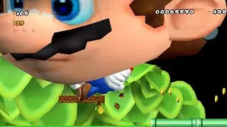 New Super Mario Bros Wii Corruptions is a Mistake! (literally)