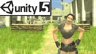 Unity3d Targets Rail Shooter Game. Игра тир с Ларой на Unity3D