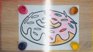 COLORING PAGES | coloring donut !