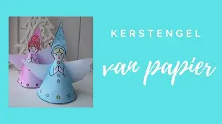 Kerstengel van papier maken