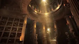 🎇Library of Alexandria at Night l Immersive Experience [4K]