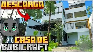 🏡👉🏻 DESCARGA la CASA de BOBICRAFT en Minecraft ULTRA REALISTA + MAPA + SHADERS + MODS + TEXTURAS 🔥