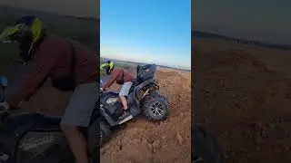 Спуск с автострады #atv #shorts #stelsguepard #brp #квадроцикл