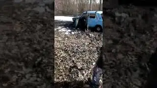 Нашли на копе сурового русского мужика))