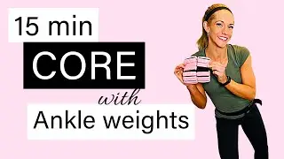 15 min Workout with Ankle Weights | Abs and Butt Exercises