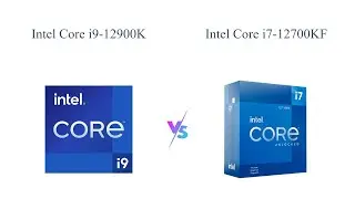 Intel Core i9-12900K vs i7-12700KF Gaming Processors Comparison 🎮🔥