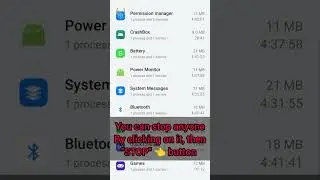 👁️‍🗨️ Check Background Running Apps on #android #shorts