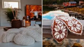 vlog 40/2023 | начинаю новые процессы | две готовые работы | мое вязание в октябре ✨️🧶 