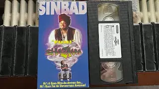 Customized Sinbad Shazaam VHS Tape From Champagne Video