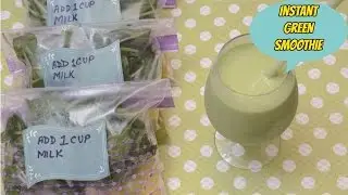 diy green smoothie|instant green smoothie everyday| learn in 44sec