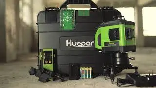 HUEPAR DT03 CG+ ELECTRONIC SELF-LEVELING 3D GREEN BEAM LASER LEVEL