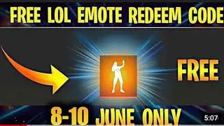 Free fire today lol emote redeem code 8-10 june | with proof 😱