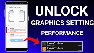 Unlock Graphics Setting 120Fps Performance | Max FPS Fix Lag - No Root