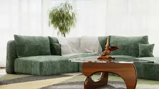 3D Architectural project Art Deco interior (Blender)