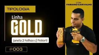 Aula 003 - Janela 2 Folhas com Peitoril fixo - Linha Gold