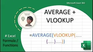 Excel: AVERAGE & VLOOKUP Power Combo! Find & Average Data Like a Pro (Tutorial)
