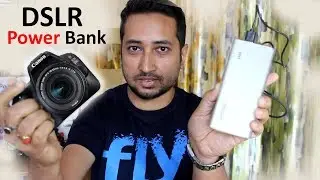 How to Charge a DSLR with Power bank? USB Charger for Canon DSLR battery unboxing & Review in Hindi