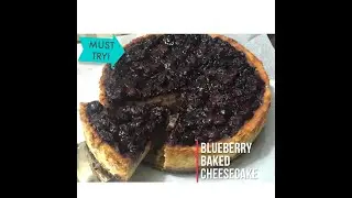 How to Make Low-Carb Blueberry Baked Cheesecake