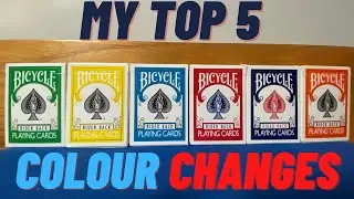 My Top 5 Colour Changes