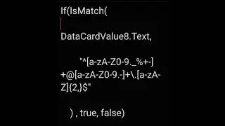 How To Validate An Email Address In Textbox In Powerapps Using Regular Expression