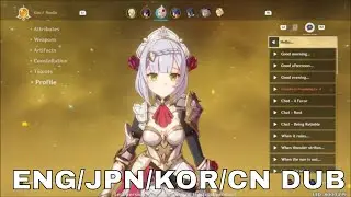 Genshin Impact - Dub Showcase ENGLISH - CHINESE - JAPANESE - KOREAN
