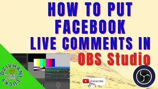 How to show Facebook comments in OBS