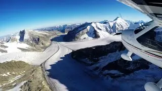 Fliegen in den Schweizer Alpen 4(6): Eiger, Mönch und Jungfrau
