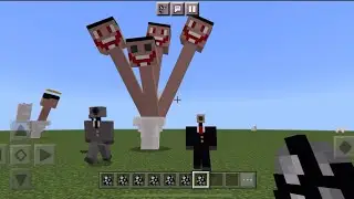 Skibidi Toilet vs Cameraman and Radioman MOD in Minecraft PE