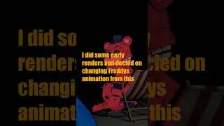 I'm the best Freddy Fazbear [Behind the scene's] #fivenigthsatfreddys #fnaf #blender