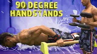 90 degree handstand push up tutorial using dumbbells how to  intelligent training