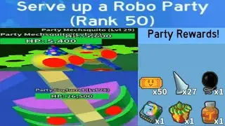 Solo Completing Ranks 46-50 Robo Party Cake | Rank 46-50 Rewards | Bee Swarm Simulator