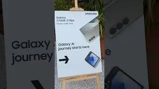 Checking out the new Samsung Galaxy Fold 6, Flip 6 and the Samsung Ultra watch at Creators event.