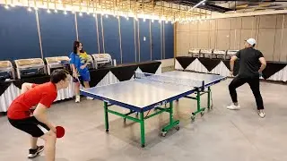 🏓 PINGPONG FUN jeff vs riza | Tenis Meja Kantoran