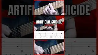 Bad Omens - Artificial Suicide (Guitar Cover + TABS) #shorts