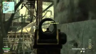 MW3: Blind Headshot through the Hedges
