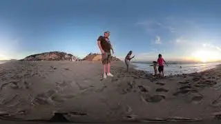 Our girls at the beach