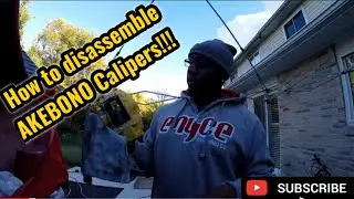 How To Disassemble Akebono Calipers