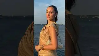 THE MOST GORGEOUS DRESS #sunset #goldenhour