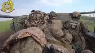 Helmet Cam: Intense Combat Footage Shows Foreign Volunteers Chosen Company Assault Russian Trench