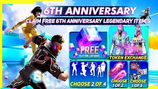 FREE FIRE NEW EVENT | 27 JUNE NEW UPDATE | 6TH ANNIVERSARY EVENT REWARDS | FREE FIRE NEW UPDATE | FF