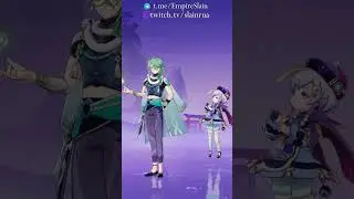 Постой, а можно я с тобой?Ци ци - Бай Чжу #genshin #геншин #genshinimpact #геншинимпакт #shortvideo